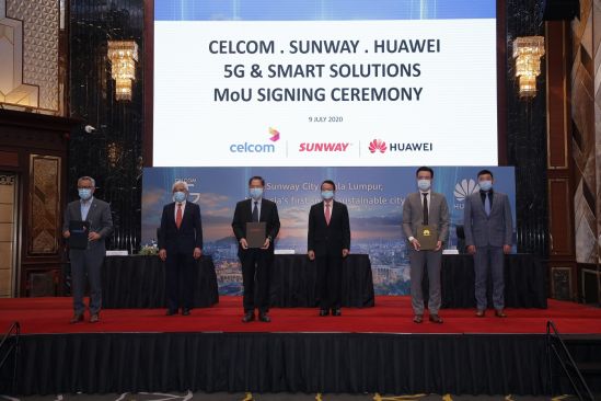 Sunway, Celcom, and Huawei in Malaysia’s First Tripartite Collaboration to Advance 5G and Explore Smart Solutions