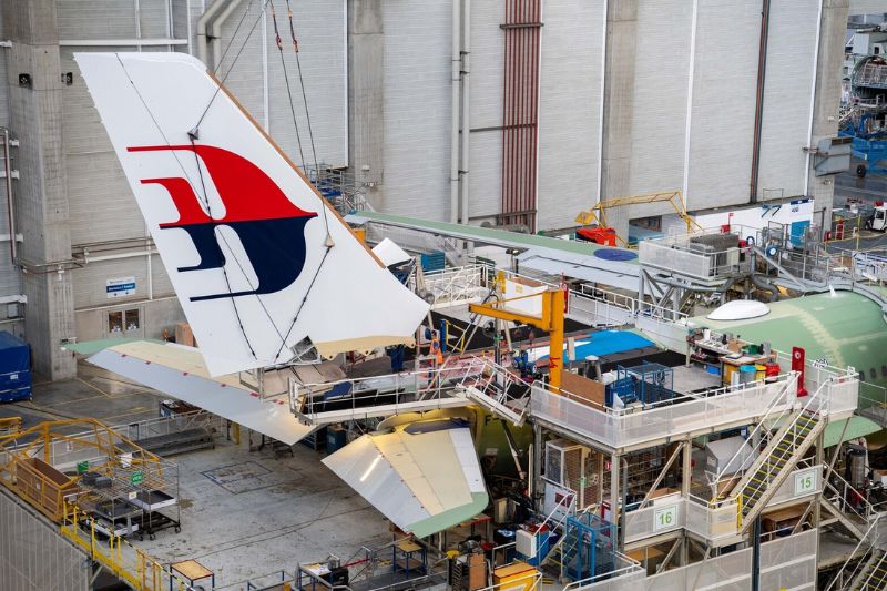 First A330neo for Malaysia Airlines in final assembly
