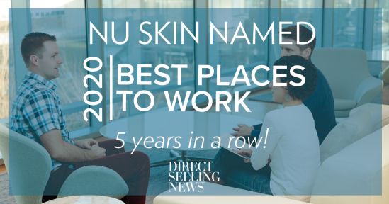 NU SKIN BECOMES FIVE-TIME HONOREE IN BEST PLACES TO WORK