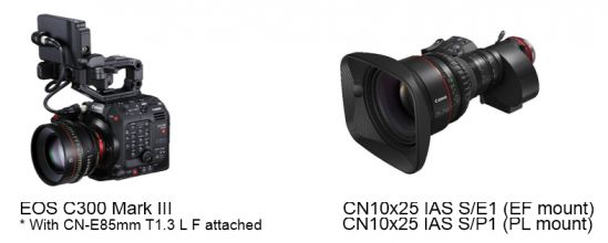 Canon Launches New EOS C300 Mark III Digital Cinema Camera and Expands its “CINE-SERVO” Series of Canon Cinema Lenses