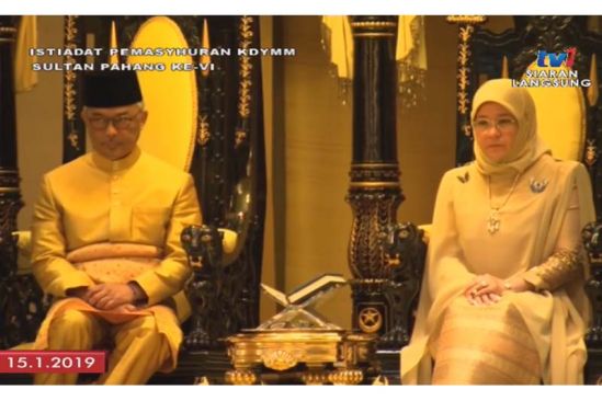 Sultan Abdullah ascends throne as sixth Sultan of Pahang