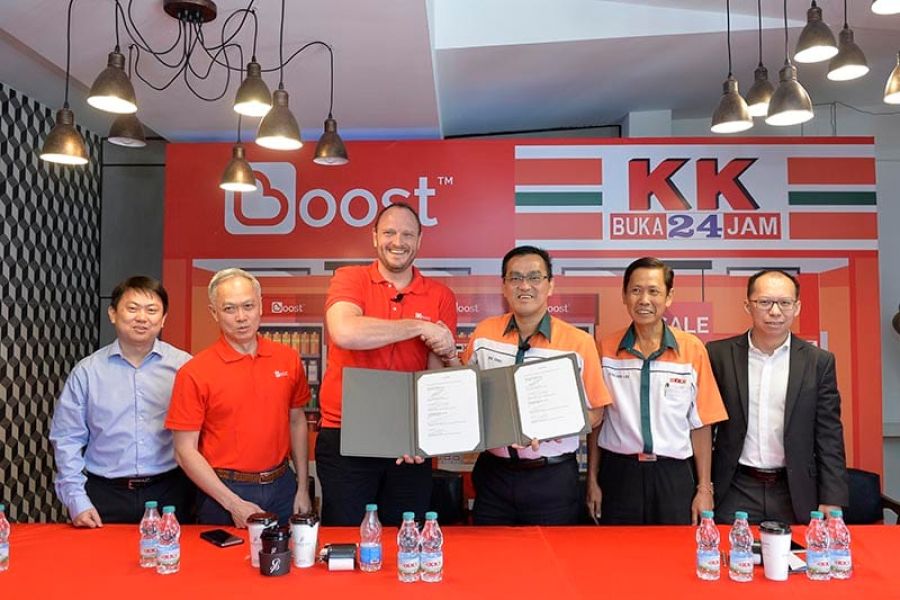 KK Super Mart Going Advanced on Cashless Payment with Partner, Boost app