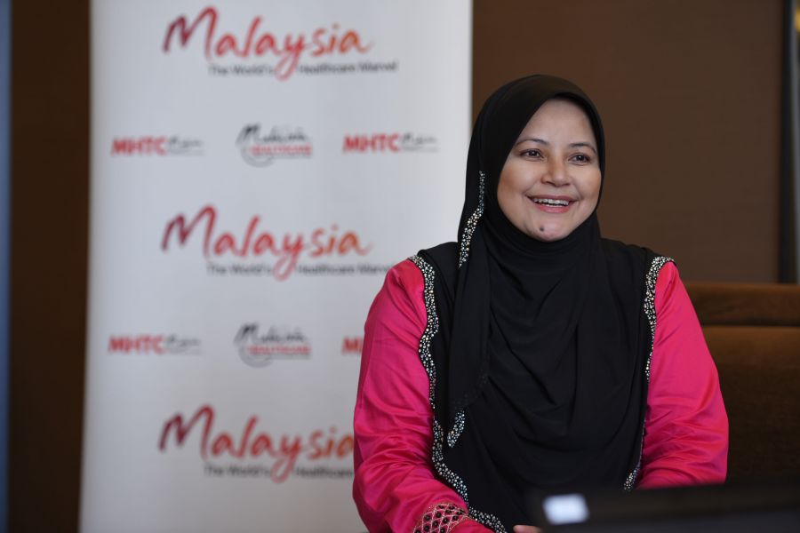 Sherene Azli the Chief Executive Officer of Malaysia Healthcare Travel Council (MHTC) 
