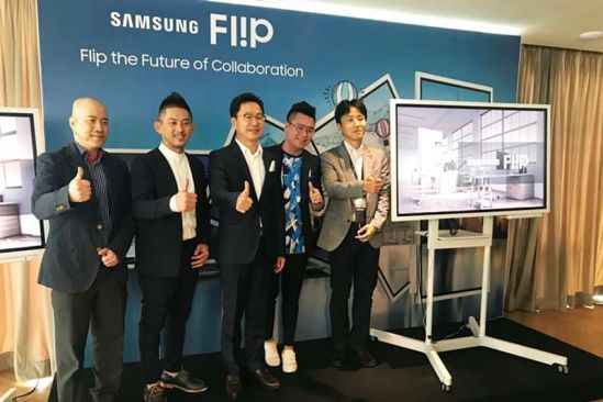 Samsung launched a digital flipchart in Malaysia