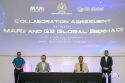 From left to right: Azhar Taib, Deputy Chief Executive Officer, MARii, Dato&#039; Madani Sahari, Chief Executive Officer, MARii, Datuk Haji Khan Bin Mohd Akram Khan, Managing Director, G3 Global, YM Raja Muhammad Badiuzzaman Raja Chulan, Chief Executive Officer, G3 Global