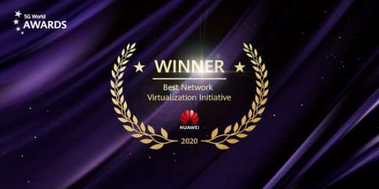 The 5G World 2020 ‘Best Network Virtualization Initiative’ Award