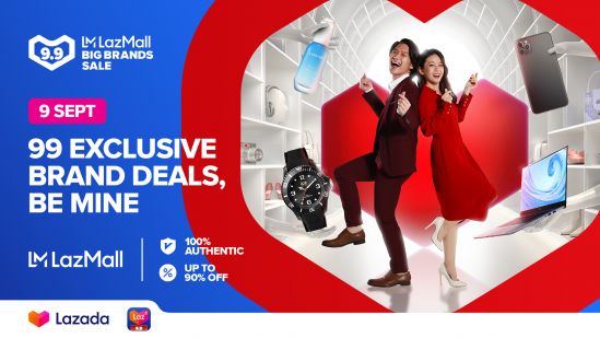 Lazada Revamps LazMall with 99 Lazada Exclusive Brand Deals for Its  9.9 Big Brands Sale