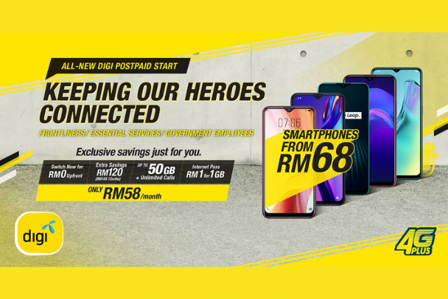 Digi serves frontliners and essential services workforce with exclusive Digi Postpaid Smart Bundle