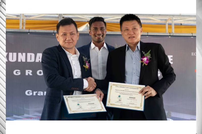 Groundbreaking and Inauguration Ceremony of 46 Shop/office Units Between Sagarena Sdn Bhd and Econsave