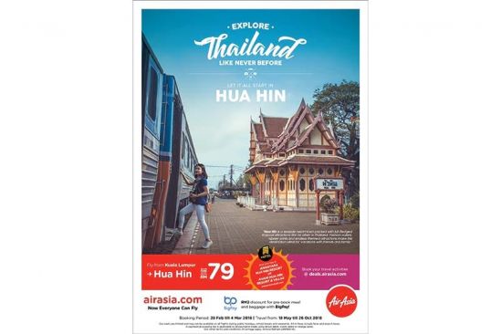 Airasia Flies to Hua Hin 
