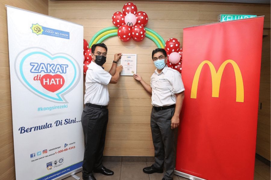 McDonald&#039;s Malaysia Menerima Sijil Pengiktirafan Pembayar Zakat Korporat daripada Lembaga Zakat Selangor