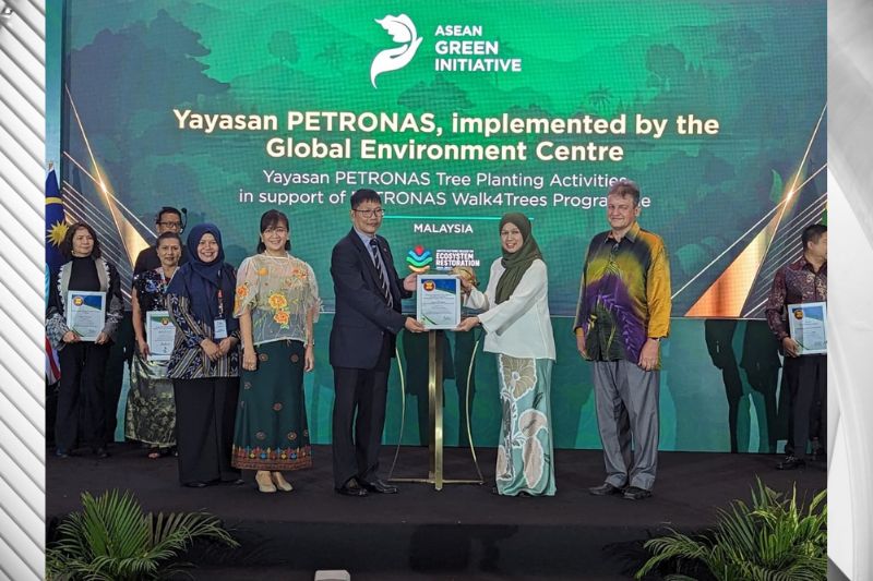 Yayasan Petronas Receives Regional Recognition for Tree-planting Initiative