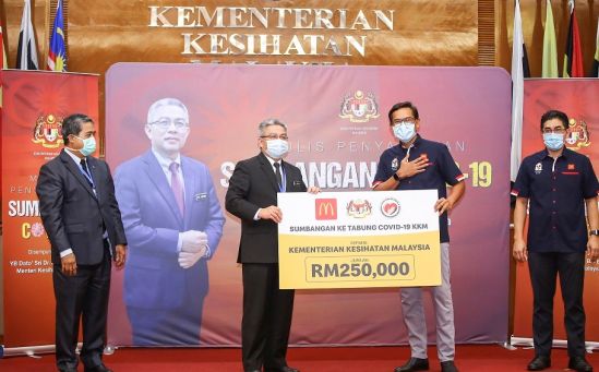 McDonald’s Malaysia and Ministry of Health Malaysia collaborate in the fight against COVID-19